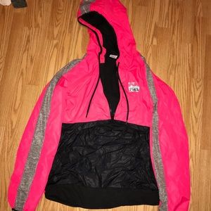 PINK rain jacket/wind breaker